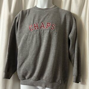 Sweatshirt: chaps ralph Lauren embroidered medium